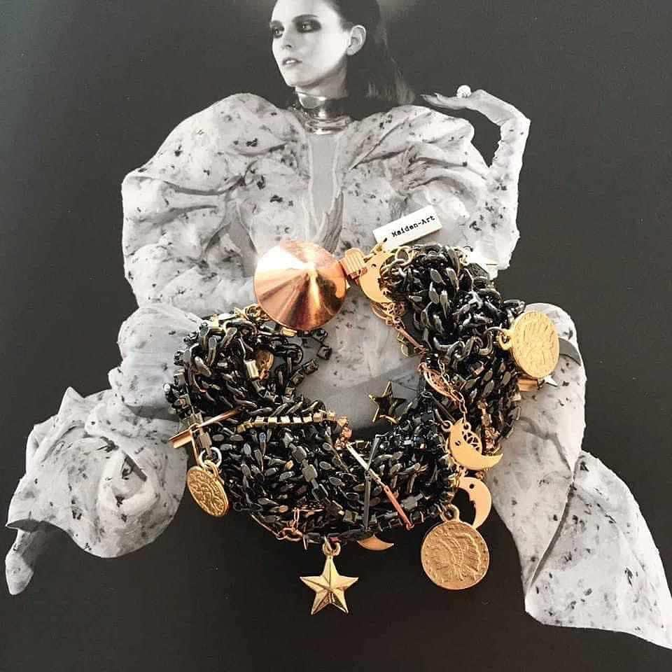 メイデンアートさんのインスタグラム写真 - (メイデンアートInstagram)「Black moon 🌚 bracelet 💓 . Bracciale Black Moon 🌚 💓 .  #bracciale #gioielli #argento #collana #orecchini #madeinitaly #handmade #bijoux #fashion #jewels #jewelry #bracciali #fattoamano #moda #gioielliartigianali #bracelet #anello #accessori #love #gioielleria #oro #style #silver #accessories #jewellery #earrings #artigianato #shopping #necklace #regalo」5月21日 17時01分 - maidenart