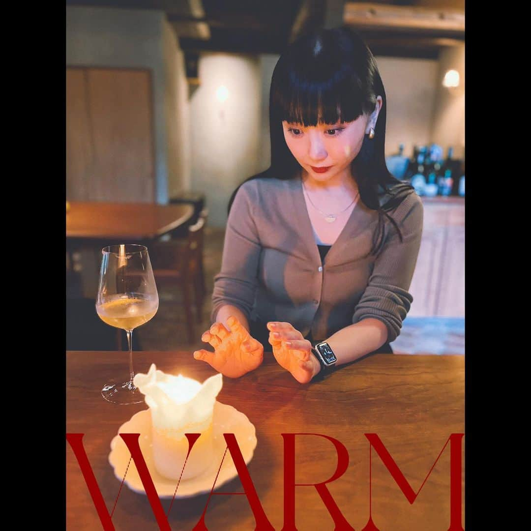 まりゑさんのインスタグラム写真 - (まりゑInstagram)「🕯️🍷👐❤️‍🔥  #不思議 #形 #キャンドル #🕯  #あったかいんだから #まりゑ」5月21日 9時04分 - manmarumarie