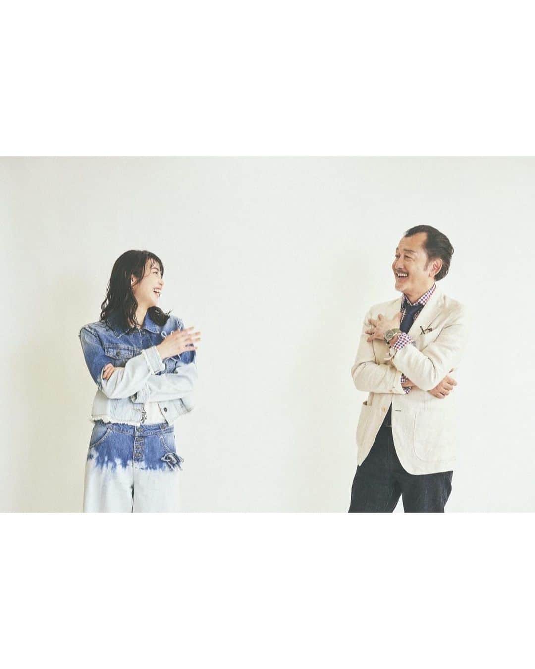 山谷花純のインスタグラム：「吉田鋼太郎さんとの対談を記事を読んでくださった方々から頂く感想に胸がほっこり。  ずっとこんなふうに喋りたかった。 それが叶っただけで幸せ者。宝物だ☆  #smart連載 #山谷花純 #吉田鋼太郎  さん#allistrue」