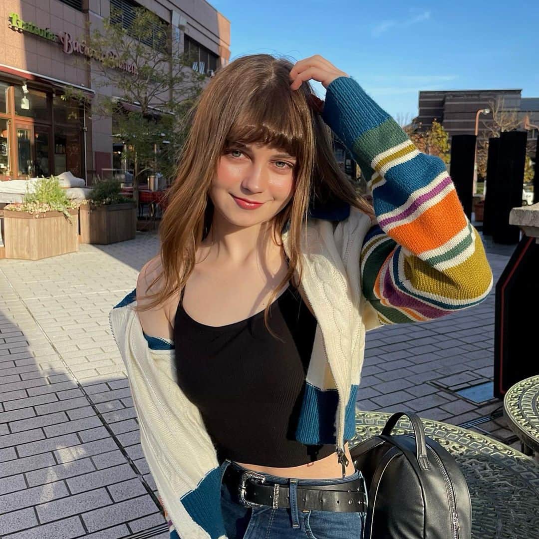 のインスタグラム：「この髪色も良かったよ👀💛」