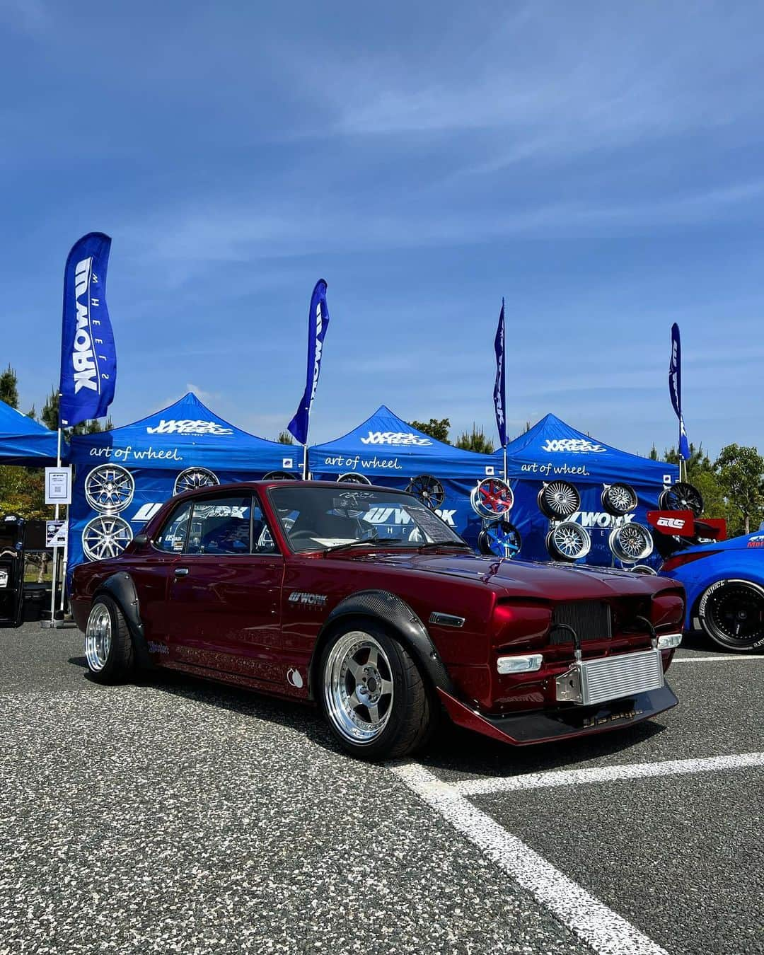 WORKさんのインスタグラム写真 - (WORKInstagram)「Stancenation Japan in Yamaguchi today!🥳 with Limited Edition WORK Equip 03 in Brut Silver (BSL) and Antic Gold Cut Clear (AGP) #artofwheel #workwheels #stancenation」5月21日 11時22分 - workwheelsjapan