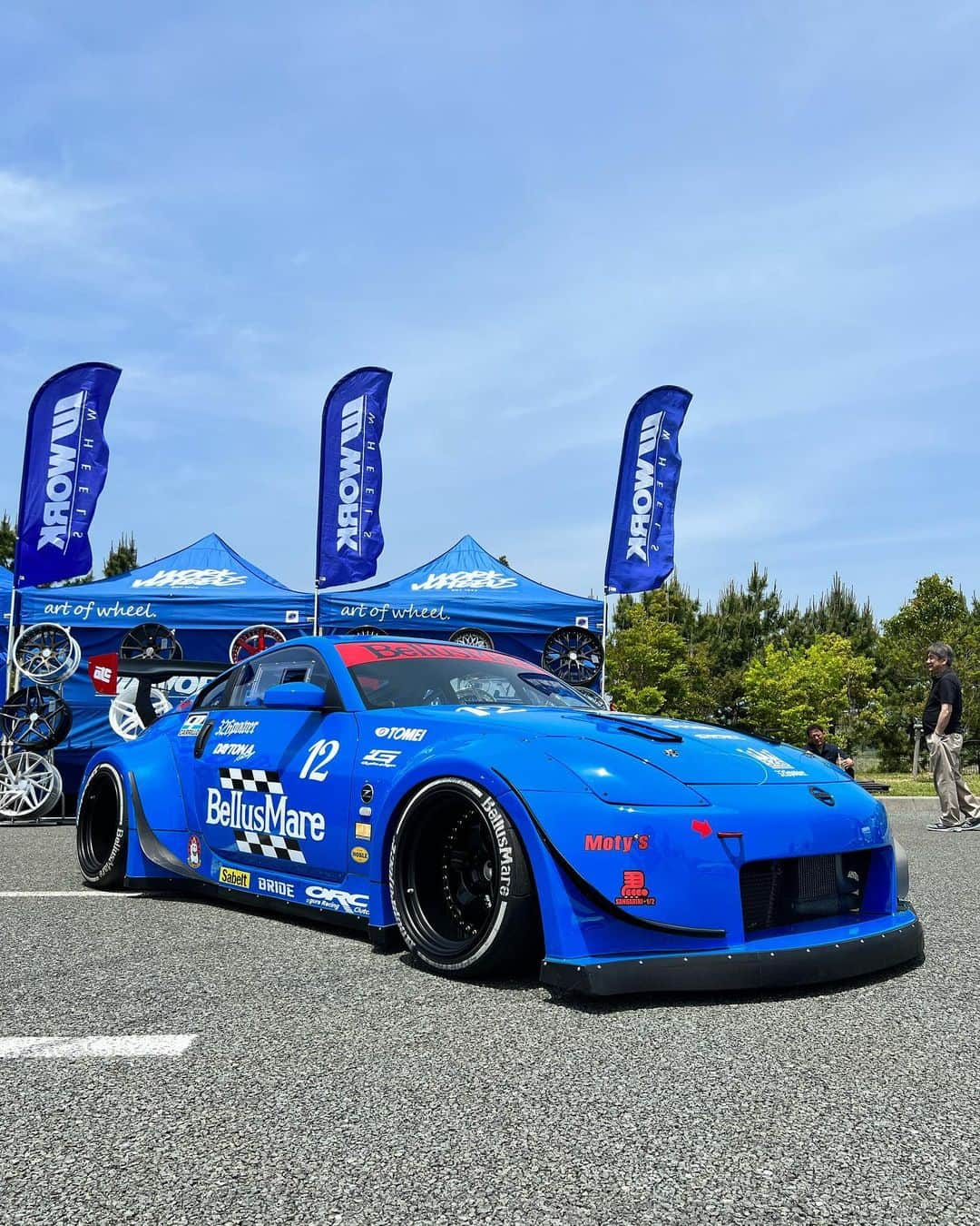 WORKさんのインスタグラム写真 - (WORKInstagram)「Stancenation Japan in Yamaguchi today!🥳 with Limited Edition WORK Equip 03 in Brut Silver (BSL) and Antic Gold Cut Clear (AGP) #artofwheel #workwheels #stancenation」5月21日 11時22分 - workwheelsjapan