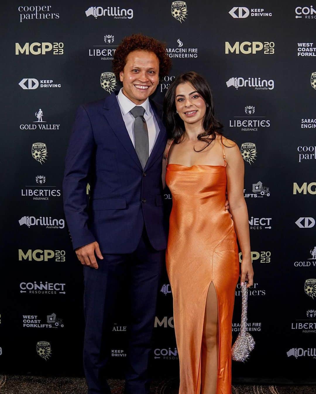 ムスタファ・アミニのインスタグラム：「Perth Glory Awards night with my date! 🔥😍🕺」