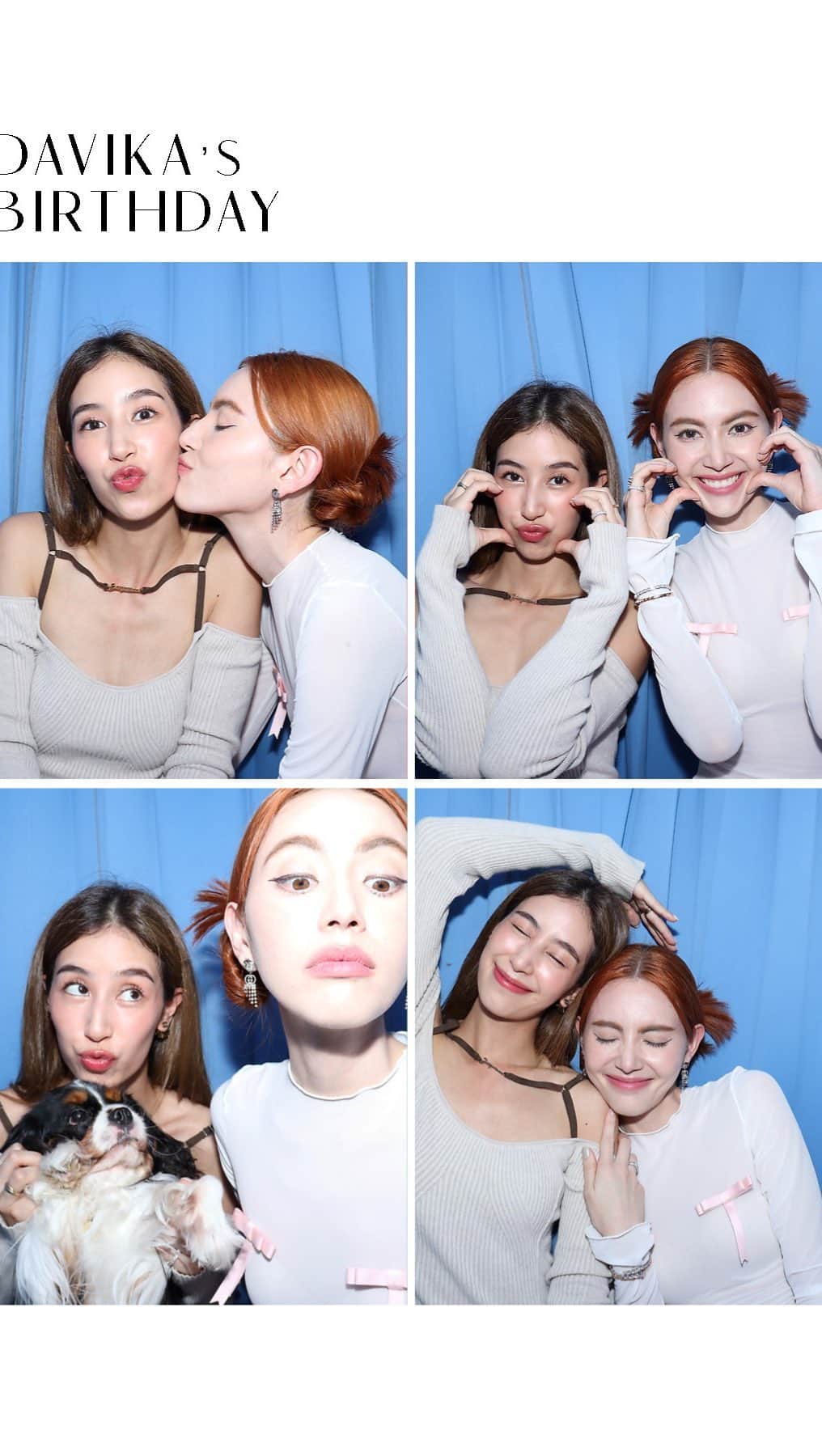 マイ・ダーウィカーのインスタグラム：「Good memories #davikahbd16 thanks to @day1_photobooth 🤟🏻💕」