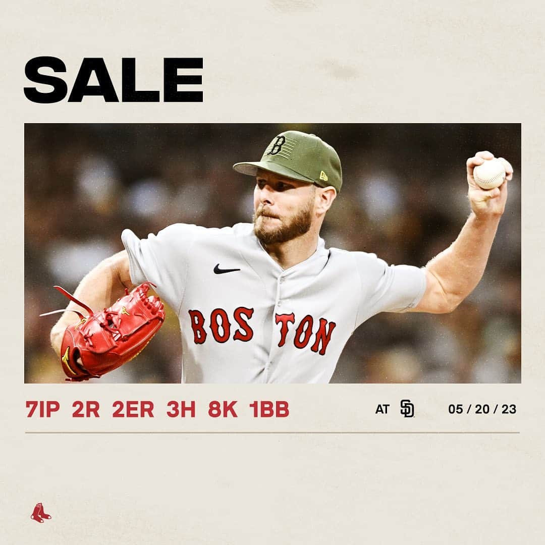 ボストン・レッドソックスのインスタグラム：「Set Sale」