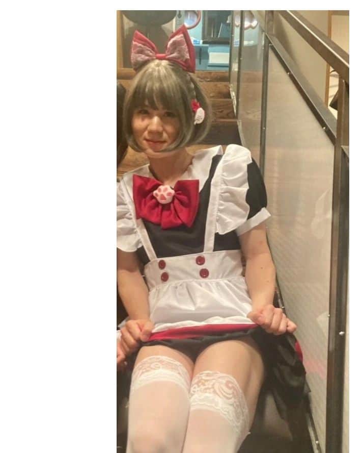 山口いく（アントワネット）のインスタグラム：「絶対領域!」