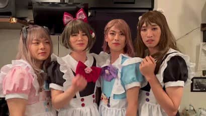 山口いく（アントワネット）のインスタグラム：「#げいにんメイド喫茶」