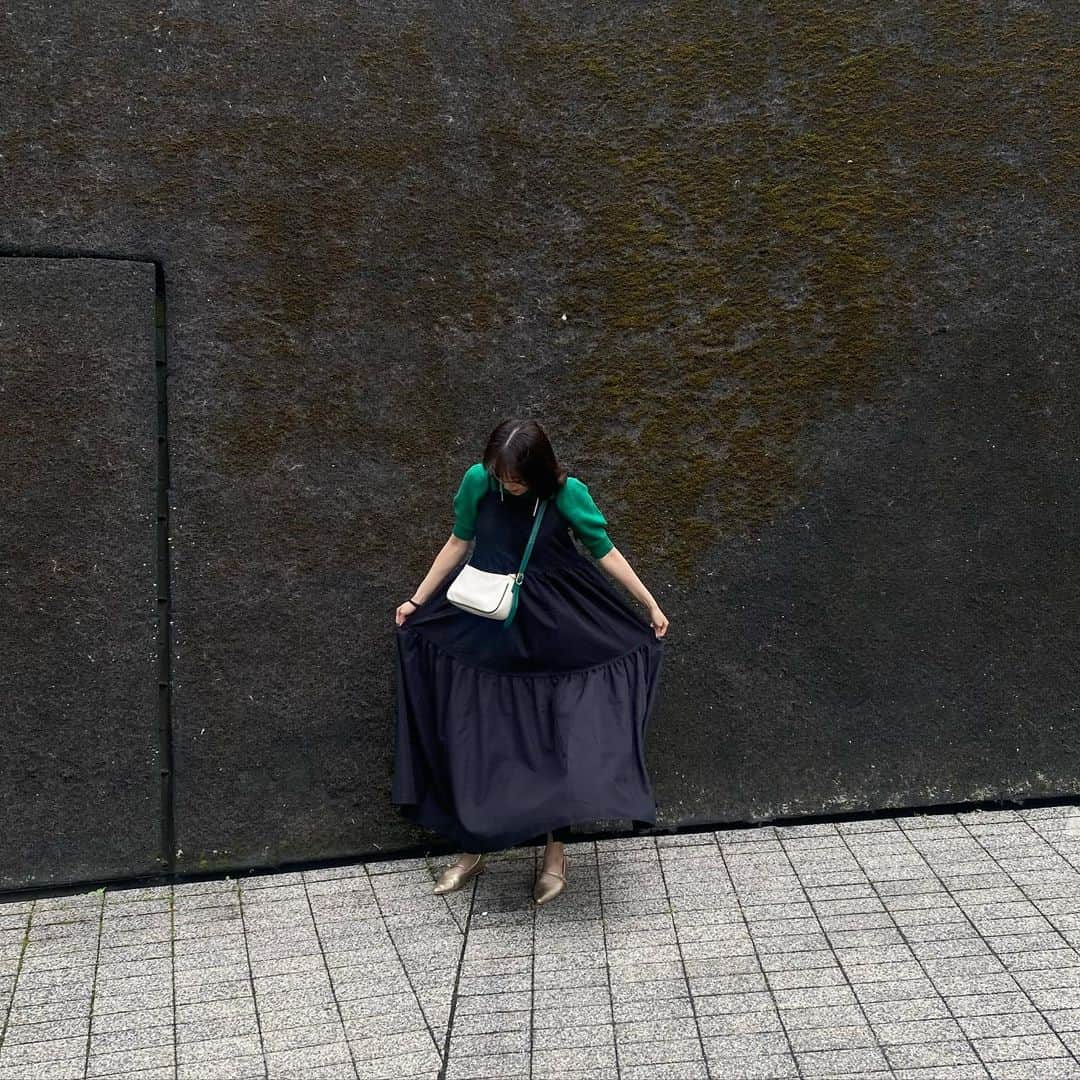 室田瑞希のインスタグラム：「💚🖤🧡  #室田瑞希 #ムロノシフク #私服」