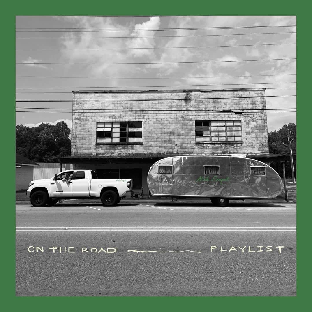 Nick Fouquetさんのインスタグラム写真 - (Nick FouquetInstagram)「On the road…  our new playlist for the windows down and wide open spaces   next up 📍Austin, TX | May 24th & 25th   link in bio   * * * * * #NickFouquet #UnmatchableStyle #NF #Playlist #OnTheRoad」5月22日 2時11分 - nickfouquet