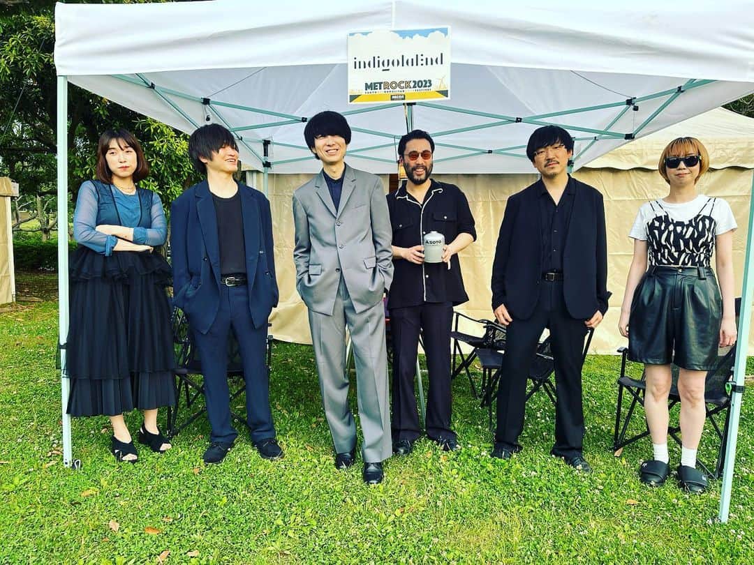 indigo la Endのインスタグラム：「メトロック東京ありがとうございました。残す春フェスは森道市場。 #indigolaEnd」