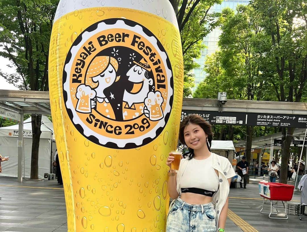 天野麻菜さんのインスタグラム写真 - (天野麻菜Instagram)「#けやきひろばビール祭り  楽しかった🍺  知ってるブルワリーが沢山あったけど、飲んだことないビールも色々あって、時間も体力も足りなかった🤷‍♂️  秋も行きたいな🍻  #ビールフェス #埼玉県 #さいたま新都心 #ビアフェス #けやきひろば #ビール #ビール女子 #天野麻菜 #beer #ブルワリー #クラフトビール」5月21日 18時48分 - akaringo_mana