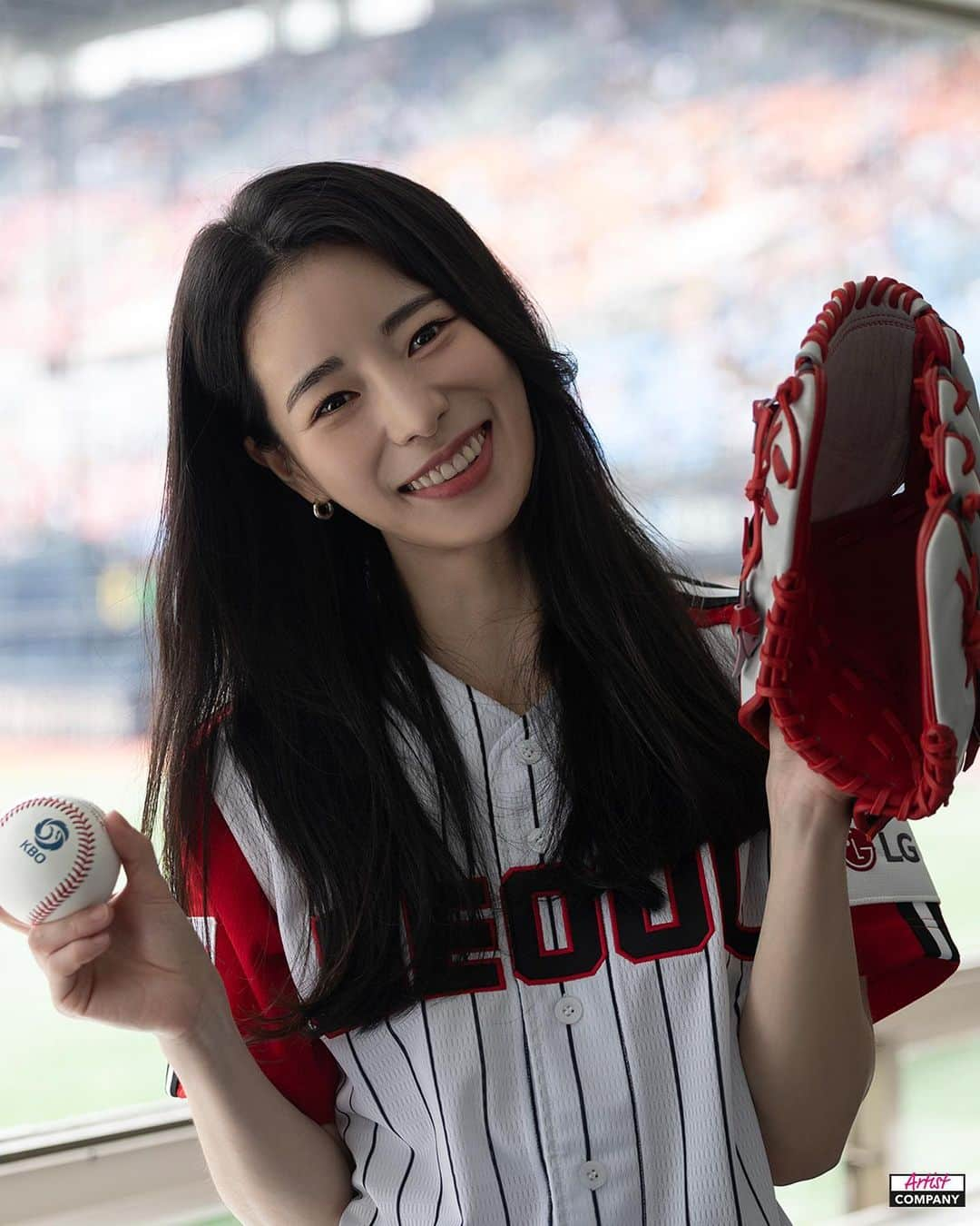 イム・ジヨンさんのインスタグラム写真 - (イム・ジヨンInstagram)「LG TWINS 승리를 축하드립니다✌️❤️」5月21日 19時23分 - limjjy2