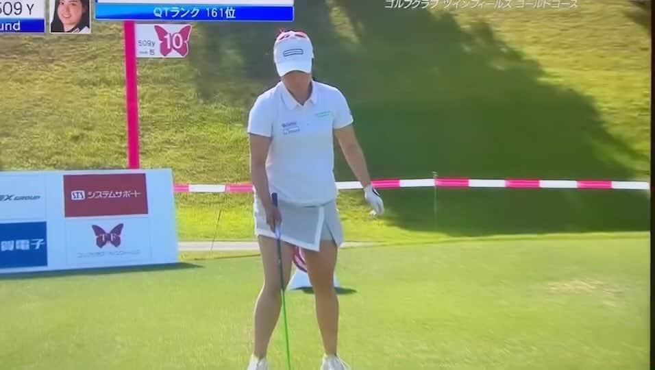 山村彩恵のインスタグラム：「⛳️ ツインフィールズレディーストーナメント🏆  予選落ちでした。 ただ、初日は叩き過ぎたけど 久しぶりに2日目はいいゴルフができたかなと 思っています🔥  ファンの方々にワクワクして頂けるプレーができるよう、 来週からも試合が続くので いい準備をしてまた頑張ります✊🔥  初優勝した遥加、本当におめでとう㊗️❗️ @harukakudo1118   #ツインフィールズゴルフクラブ  #ツインフィールズレディーストーナメント」