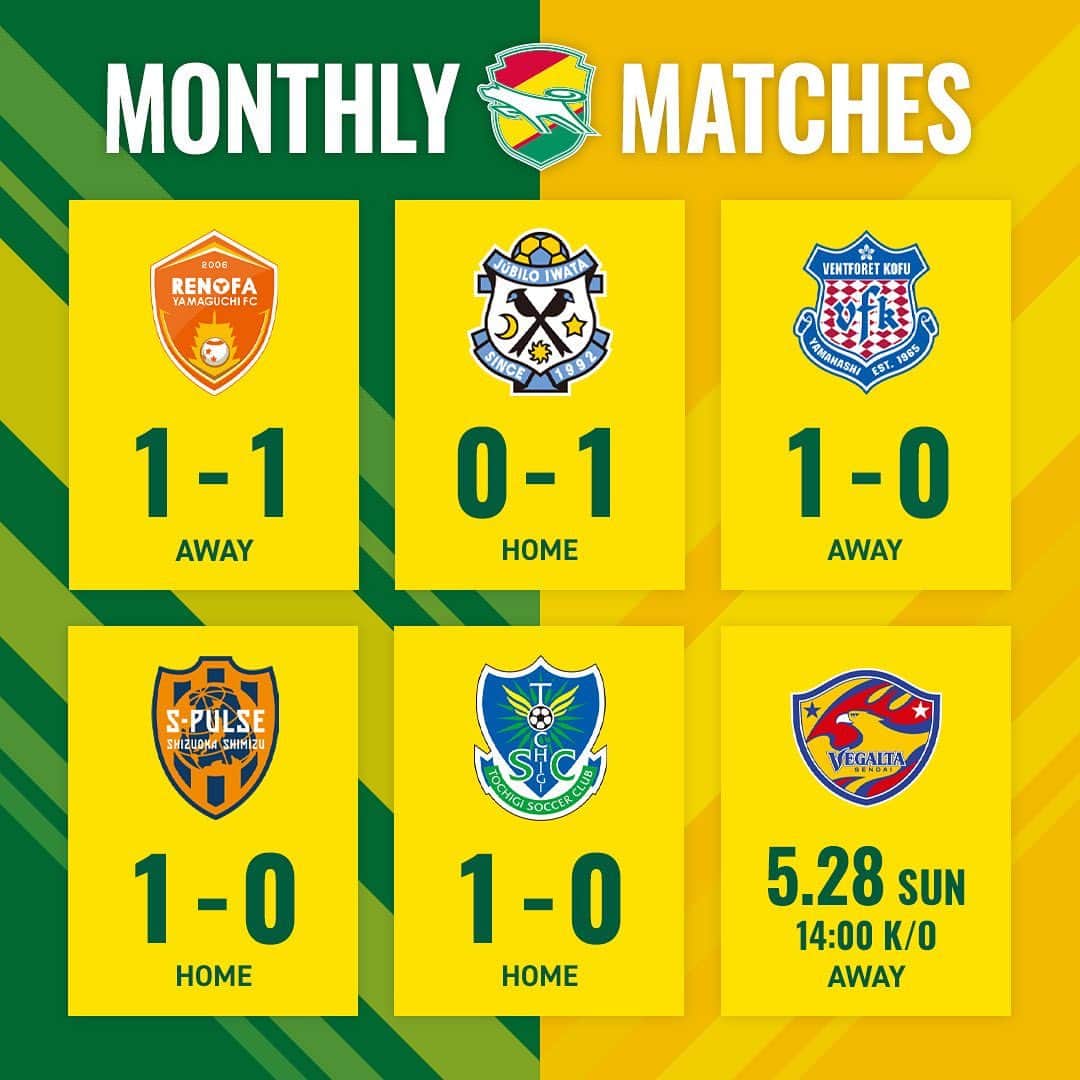 ジェフユナイテッド市原・千葉のインスタグラム：「MONTHLY MATCHES  ▶️ NEXT GAME 📆 5.28 14:00kick off 🕑 🆚 ベガルタ仙台 🏟 ユアテックスタジアム仙台  #jefunited  #ジェフ千葉  #jleague  #Jリーグ  #monthlycomic」