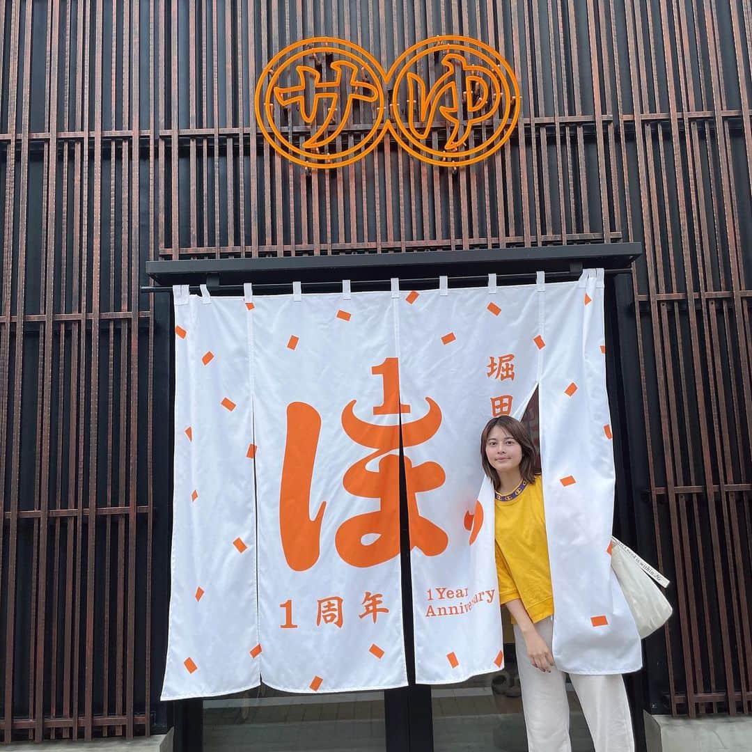 えなちぃのインスタグラム：「堀田湯行ってきた♨️ サウナ室→110度 水風呂→17度 サウナ室は熱かった❤️‍🔥けど、外気浴がないのが残念だった🙃 どこ行っても男性側が、いいの多くて羨ましい🥺」