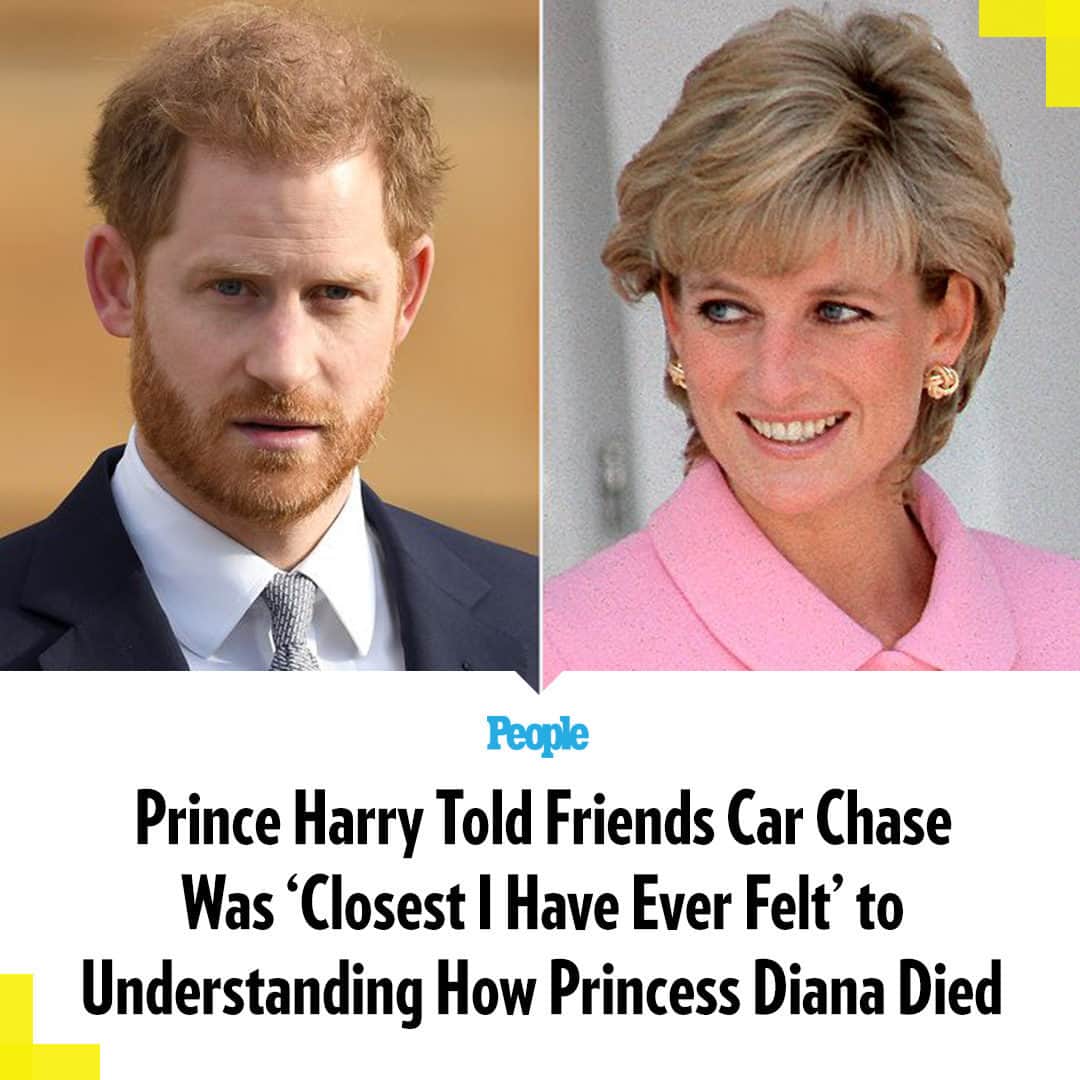 People Magazineさんのインスタグラム写真 - (People MagazineInstagram)「Prince Harry is thinking of Princess Diana after being involved in what his spokesperson called a "near catastrophic car chase" with photographers in New York City.  The Duke of Sussex told friends the experience was the "closest I have ever felt" to understanding what happened on the tragic night his mother died, The Times reported. The late Princess of Wales died in a Paris car crash in 1997 that also involved photographers pursuing her vehicle when Harry was 12 years old.  In his memoir Spare, Prince Harry recounted driving through the same tunnel where Princess Diana's car accident occurred a decade later in an attempt to find closure. Grieving the tragic loss of his mother at a young age was a key theme throughout the book, released in January.  Tap our bio link for more. | 📷: WireImage; Getty」5月21日 22時00分 - people