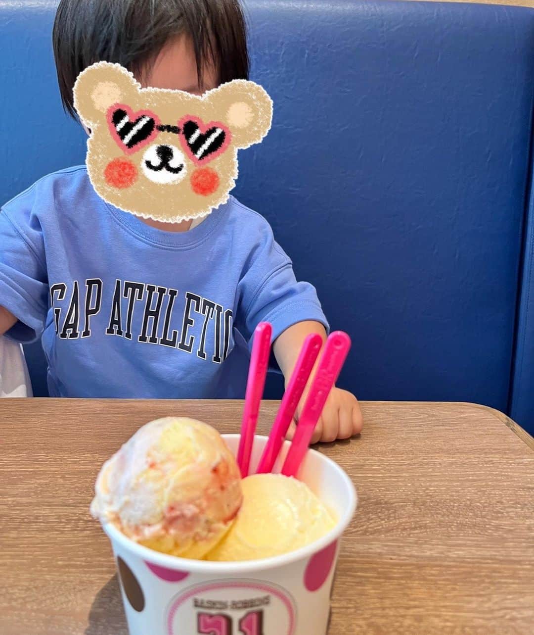川田裕美さんのインスタグラム写真 - (川田裕美Instagram)「土日ともにサーティワン🍨🥰 最初は全然くれないのに、自分が満足したとたん、どんどん私に食べさせてくれます🤣 毎日でも食べたい…！！」5月21日 23時33分 - hiromikawata163
