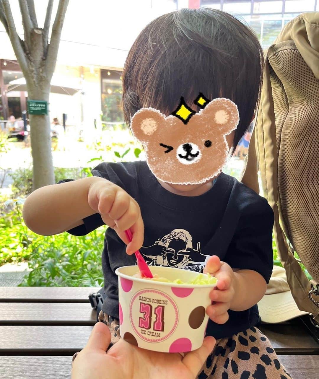川田裕美さんのインスタグラム写真 - (川田裕美Instagram)「土日ともにサーティワン🍨🥰 最初は全然くれないのに、自分が満足したとたん、どんどん私に食べさせてくれます🤣 毎日でも食べたい…！！」5月21日 23時33分 - hiromikawata163