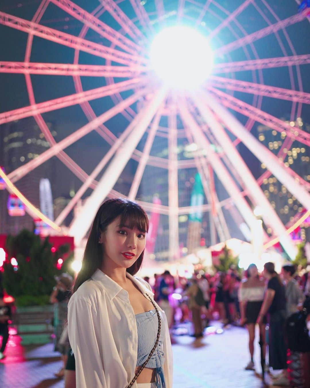 琳妲さんのインスタグラム写真 - (琳妲Instagram)「🎡  最後時刻💕隨手拍拍 𝟱𝟮𝟭 我愛你   下次一定要坐到🇭🇰摩天輪  香港應援影片已經在𝗬𝘁上架  #琳妲是0蛋」5月22日 1時00分 - linda831212