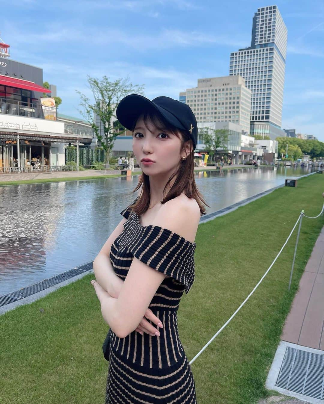 堀みづきのインスタグラム：「名古屋✌️ 美味しいもの食べてごきげんでお散歩🚶‍♀️💛」