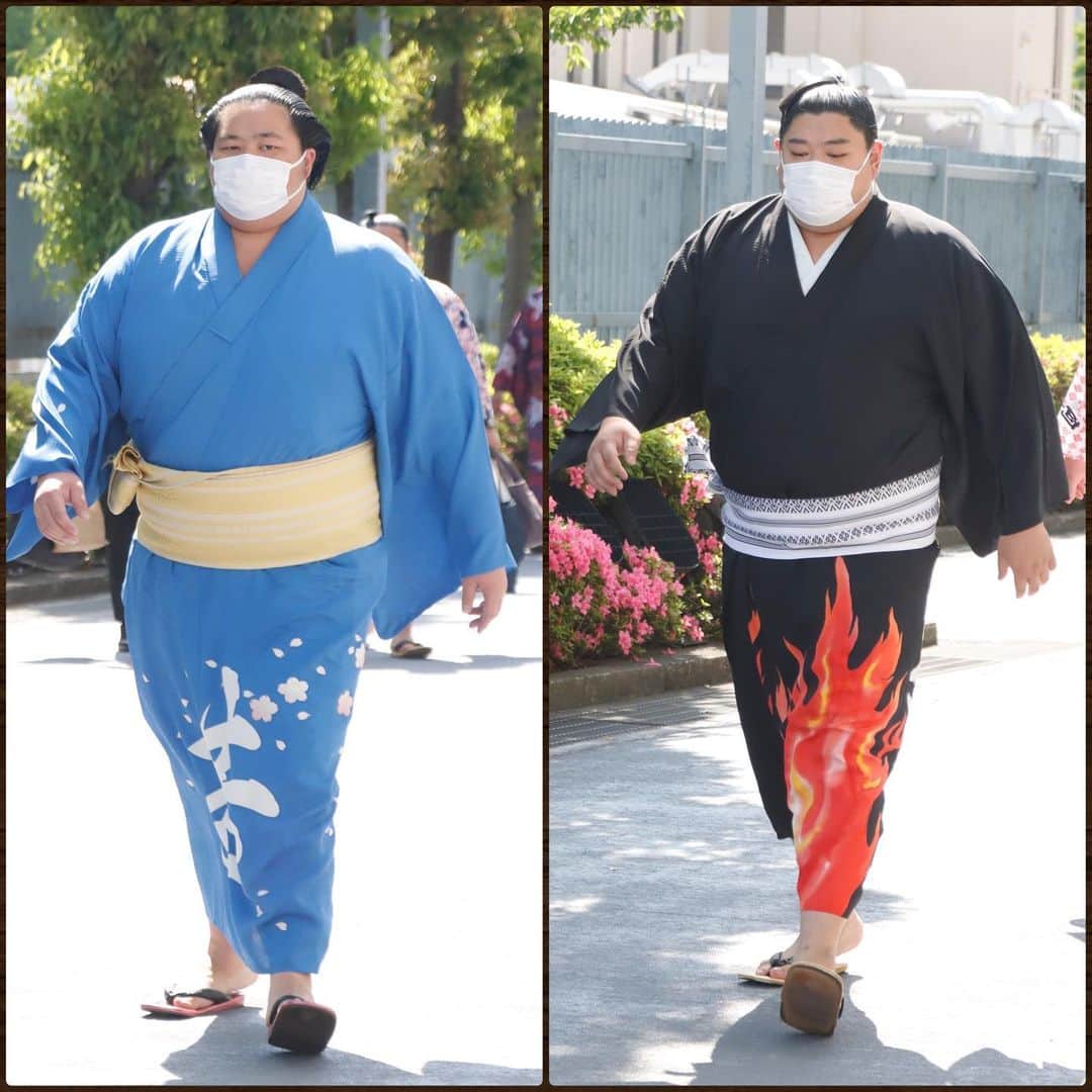 日本相撲協会さんのインスタグラム写真 - (日本相撲協会Instagram)「大相撲五月場所　場所入り その3  しこ名が入る着物、出身地にまつわる柄など、よく見れば色々な発見があるかもしれません。 （撮影日：三日目）  @sumokyokai #sumo #相撲 #お相撲さん #力士 #着物 #和服 #袴羽織 #日本文化 #伝統 #和 #東京 #両国 #japan #japanculture #tokyo #場所入り」5月22日 12時03分 - sumokyokai
