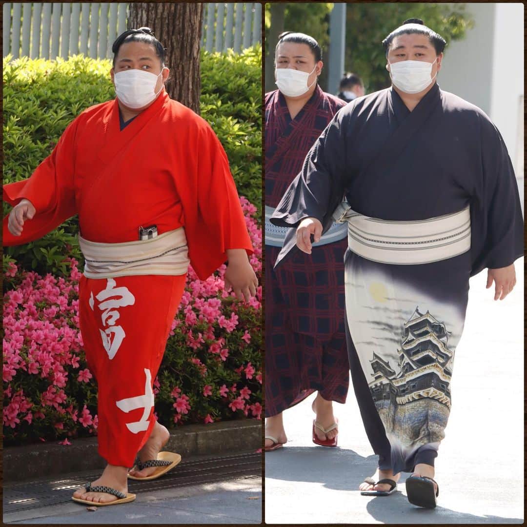日本相撲協会さんのインスタグラム写真 - (日本相撲協会Instagram)「大相撲五月場所 場所入り その3 しこ名が入る着物、出身地に ...