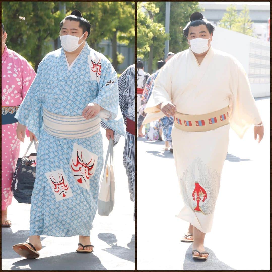 日本相撲協会さんのインスタグラム写真 - (日本相撲協会Instagram)「大相撲五月場所 場所入り その3 しこ名が入る着物、出身地に ...
