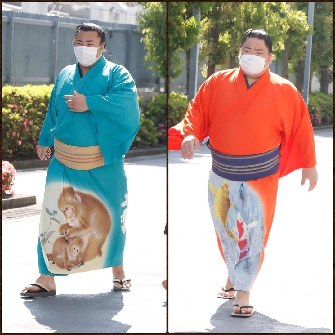 日本相撲協会さんのインスタグラム写真 - (日本相撲協会Instagram)「大相撲五月場所　場所入り その3  しこ名が入る着物、出身地にまつわる柄など、よく見れば色々な発見があるかもしれません。 （撮影日：三日目）  @sumokyokai #sumo #相撲 #お相撲さん #力士 #着物 #和服 #袴羽織 #日本文化 #伝統 #和 #東京 #両国 #japan #japanculture #tokyo #場所入り」5月22日 12時03分 - sumokyokai