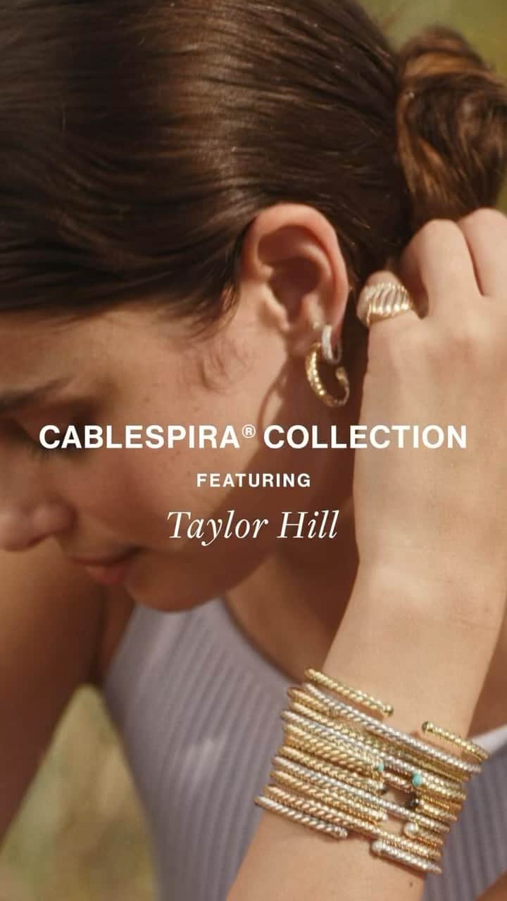 テイラー・ヒルのインスタグラム：「So excited to continue my relationship with David Yurman as their newest Brand Ambassador. @davidyurman #DavidYurman #DYCreativityInspires」