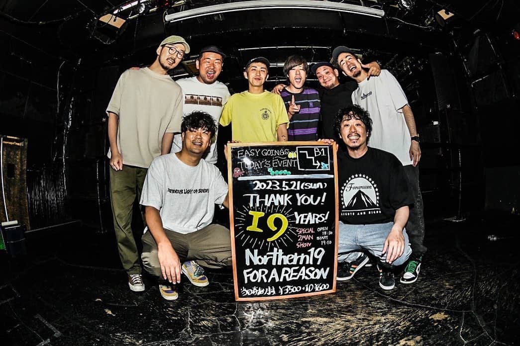馬場豊心のインスタグラム：「FOR A REASONとかなり久しぶりの対バン！ 同世代で共通の仲間も多いから今後もっとグルーヴ上がりそうな予感。 またやりたいね〜。 越谷EASY GOINGS 19周年おめでとうございます！  photo by @tatsuya.s」