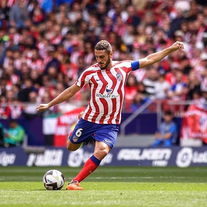 コケのインスタグラム：「Victoria especial en el día del Niño, que nos permite clasificarnos para la @championsleague por 11ª temporada consecutiva. ¡Aúpa @atleticodemadrid! ❤️🤍」