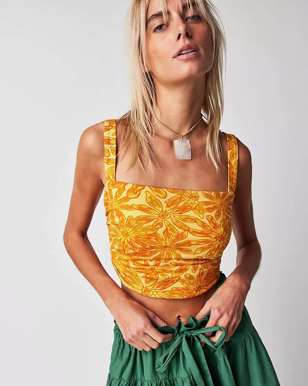 freepeopleのインスタグラム：「Perfectly printed. Link in bio to shop the All Tied Up Top.」