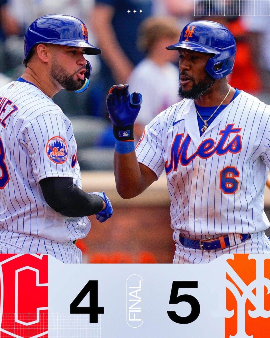 MLBさんのインスタグラム写真 - (MLBInstagram)「That's 4 straight wins for the @Mets after a back-and-forth bout!」5月22日 5時30分 - mlb