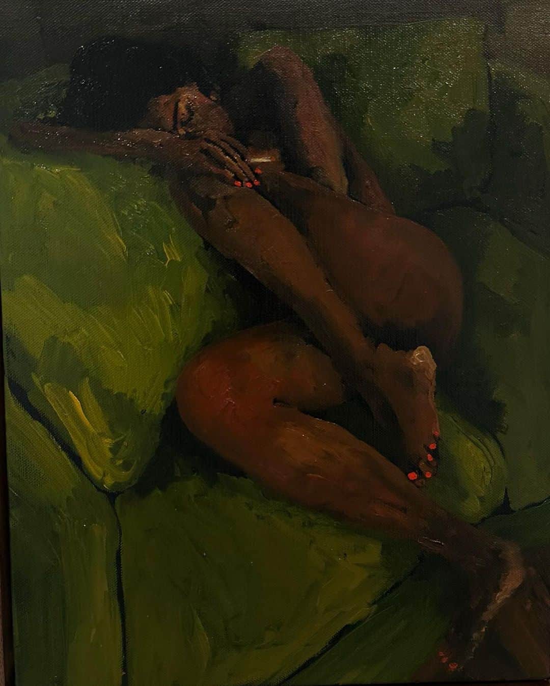 Juxtapoz Magazineのインスタグラム：「Summer 2021 cover artist @danielle_mckinney_ “Metamorphic” at @nightgallery」