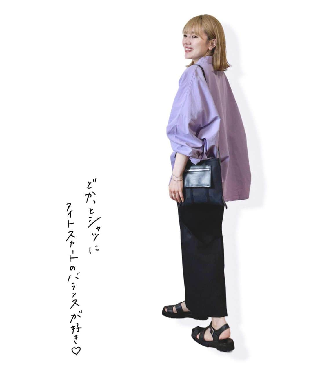 かほこ。さんのインスタグラム写真 - (かほこ。Instagram)「ㅤㅤㅤㅤㅤㅤㅤㅤㅤㅤㅤㅤㅤ ㅤㅤㅤㅤㅤㅤㅤㅤㅤㅤㅤㅤㅤ shirt : #dholic T-shirt : #uniqlo #uniqlou skirt : #neuna bag : #beautifulpeople sandals : #adametrope ㅤㅤㅤㅤㅤㅤㅤㅤㅤㅤㅤㅤㅤ プチプラアイテムを使った初夏の大人カジュアルコーデ🍆 ㅤㅤㅤㅤㅤㅤㅤㅤㅤㅤㅤㅤㅤ 整体行っただけのラフな日。 Uniqlo Uの白Tが一番良いサイズ感♡ ㅤㅤㅤㅤㅤㅤㅤㅤㅤㅤㅤㅤㅤ ワイドパンツにキャップとかも変わらず好きですが、タイトスカートの方が今はしっくりきます😌✨ ㅤㅤㅤㅤㅤㅤㅤㅤㅤㅤㅤㅤㅤ #kaho_fashion」5月22日 21時10分 - xxokohakxx