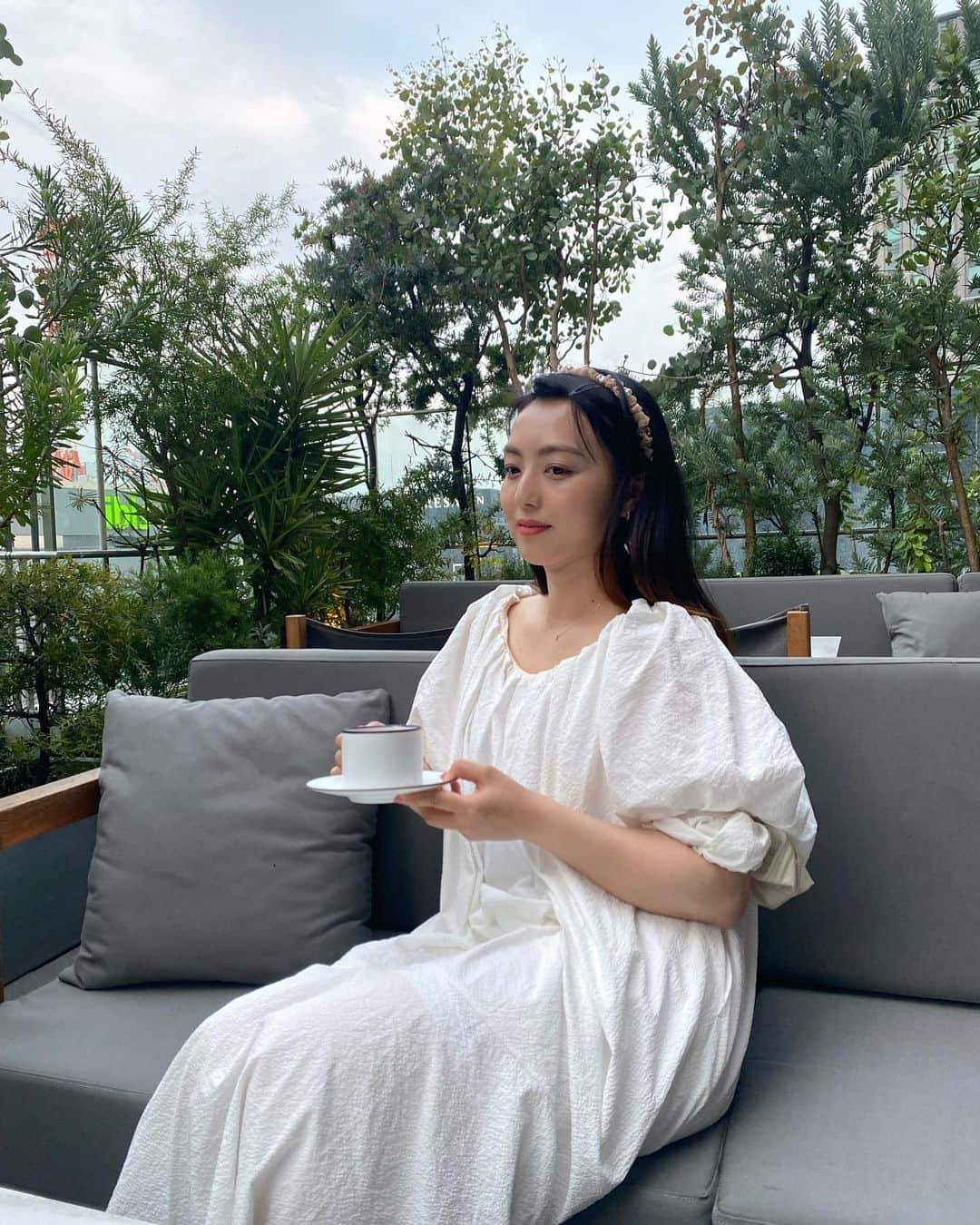 艾芊芊のインスタグラム：「#opuses #ginza #afternoontea #銀座 #銀座カフェ」