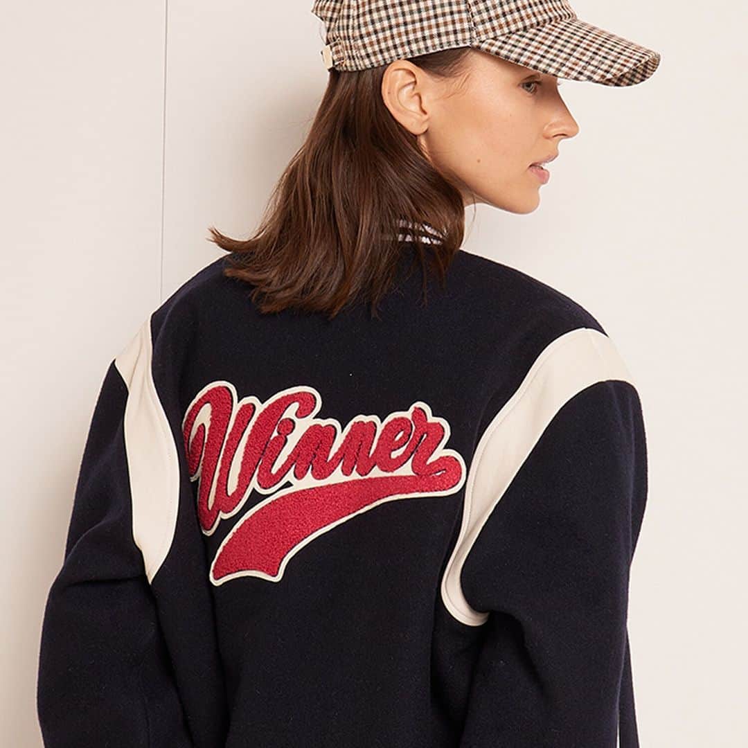 のインスタグラム：「Bonpoint Women SS23 | Beyond the pitch. ​ The Cambridge jacket of the season, a sportwear aesthetic mixed with a modern touch thanks to our checked baseball cap. ​  #Bonpoint #BonpointFemme」