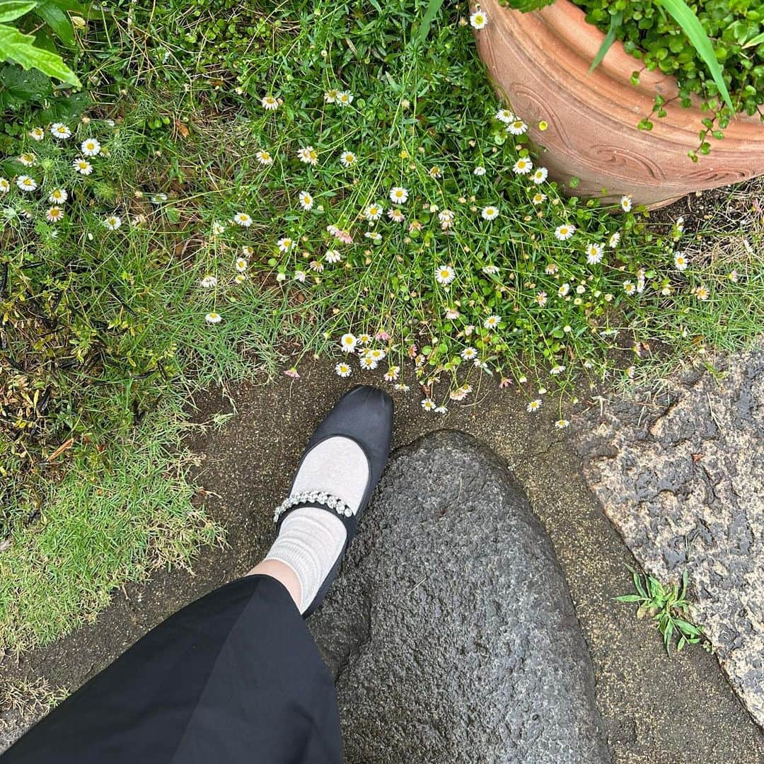 有村藍里さんのインスタグラム写真 - (有村藍里Instagram)「最近。 @daniella_and_gemma の ビジューストラップバレエシューズ🩰 ブラックサテン素材にクリスタルのビジュー 可愛くてときめき。靴が可愛いとおでかけしたくなる。 ヒールも少しだけあって見た目が可愛いのはもちろん とても歩きやすくてお気に入り。」5月22日 14時42分 - arimuraairi