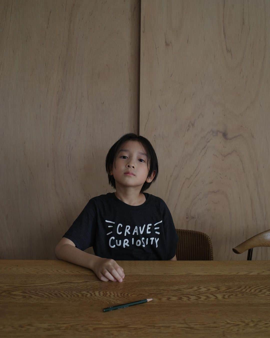 miyoのインスタグラム：「・ 撮ってたら、 笑い出して、 豚鼻なって、 爆笑してた。  #次男  ・」