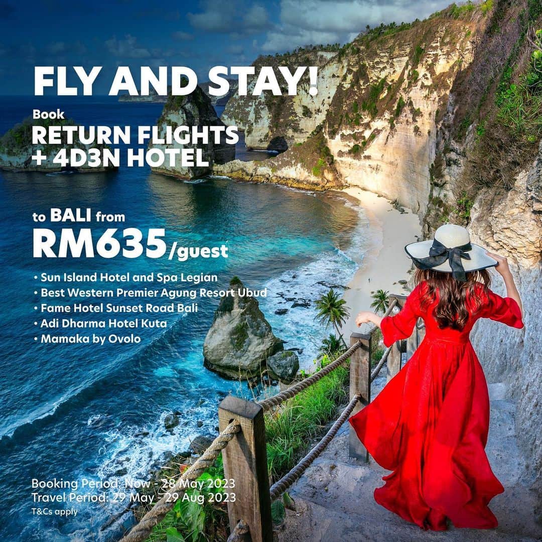エアアジアさんのインスタグラム写真 - (エアアジアInstagram)「We bring you the BIGGEST SALE of the month! 🥳✨  Deals up to 70% OFF, with LOWEST FARES on any airlines, 30% OFF on the best stays while you earn 5X airasia points per transaction! 💯✨  #airasiasuperapp #weeklydeals #supersale」5月22日 16時19分 - airasiasuperapp
