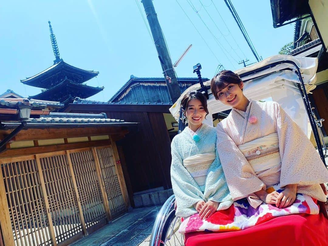 朝日放送「おはよう朝日土曜日です」のインスタグラム：「京都楽しかったなぁ〜👘 #古都#京都#女子旅#ひろこ姉さんとまっすん#楽しかったどす  #おは土#おはよう朝日土曜日です#ABCテレビ #増田紗織#ABCアナウンサー #小椋寛子」