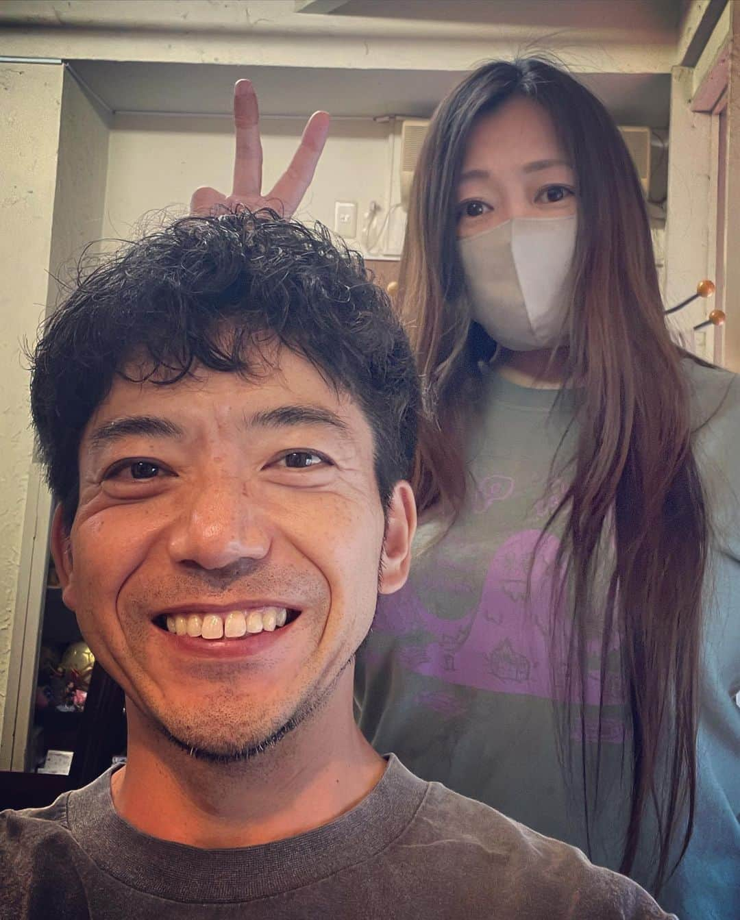 杉本知香さんのインスタグラム写真 - (杉本知香Instagram)「森さん平井くん スッキリ✂️✨  #中目黒美容室 #どぶろっく森 #どぶろっく #どりあんず平井#どりあんず」5月22日 17時21分 - sugimotoc