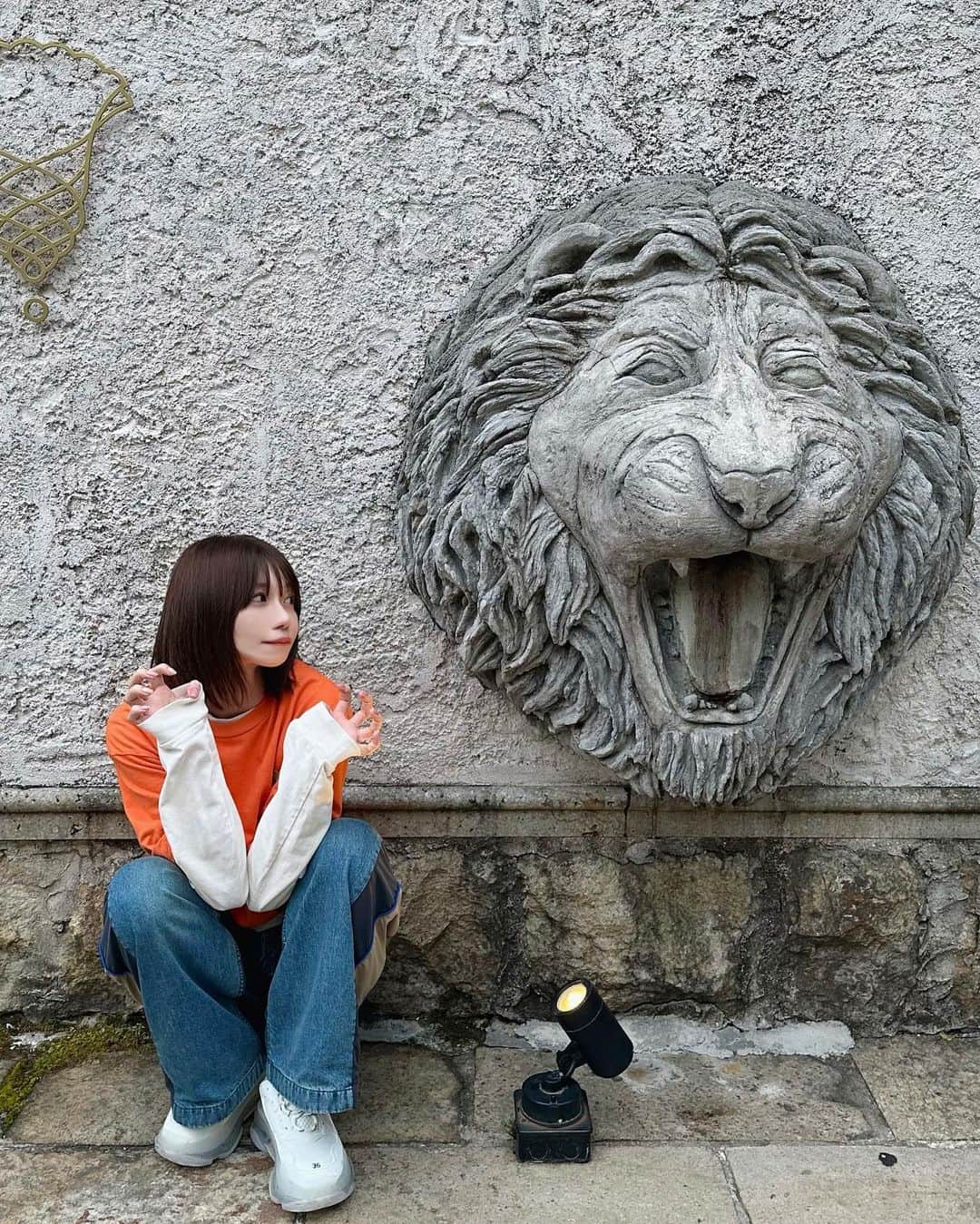 みなみゆずさんのインスタグラム写真 - (みなみゆずInstagram)「. . ガォ！ . ライオンは強くて優しくて美しいの🦁🐾 .」5月22日 17時46分 - minami_yuzuzu