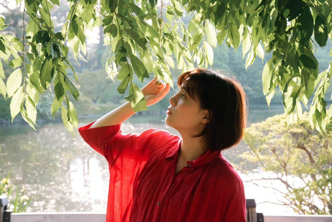 浅沼惠理さんのインスタグラム写真 - (浅沼惠理Instagram)「@hayate_photo1   #green #red #portrait」5月22日 18時32分 - eri_asanuma
