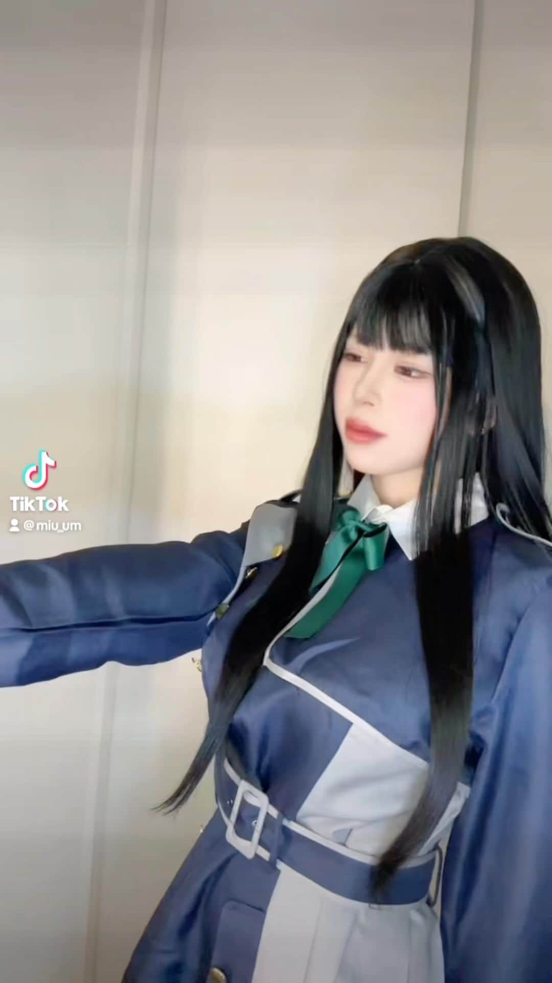 椎葉みくるのインスタグラム：「あなたはワタシノテンシだ- ̗̀ ‪꒰ঌ🤍໒꒱ ̖́-  #こすぷれ #りこりこ #コスプレイヤー #たきな #たきなコスプレ #miu」