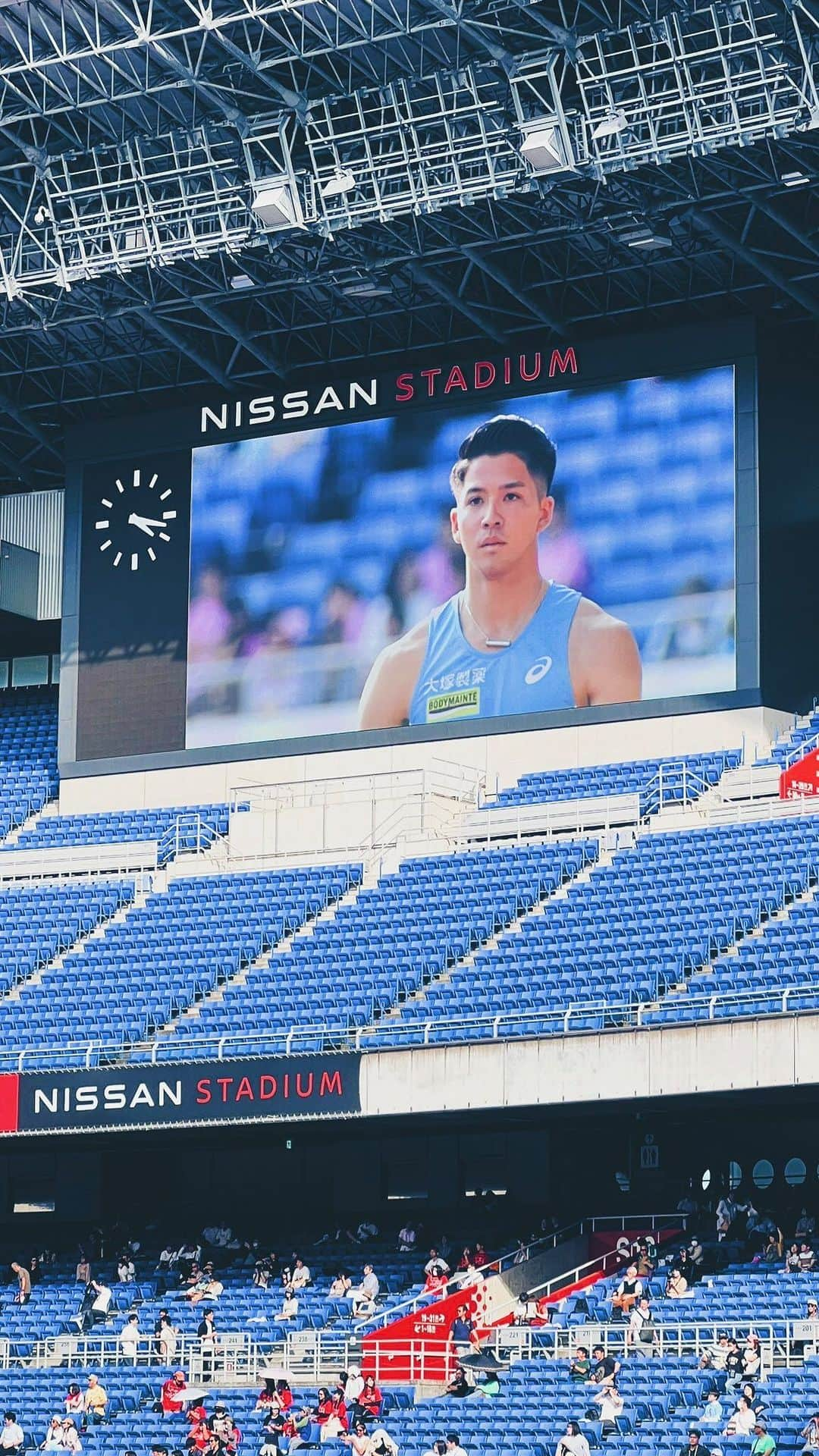 津波響樹のインスタグラム：「. #セイコーggp は7m95の4位でした！ 次は日本選手権🔥🔥🔥  #trackandfield #longjump #走幅跳」