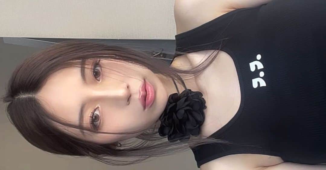 原涼香のインスタグラム：「🖤🖤🖤 実は暗くしましたฅ^•ω•^ฅ ㅤㅤㅤㅤㅤㅤㅤㅤㅤㅤㅤㅤㅤ」