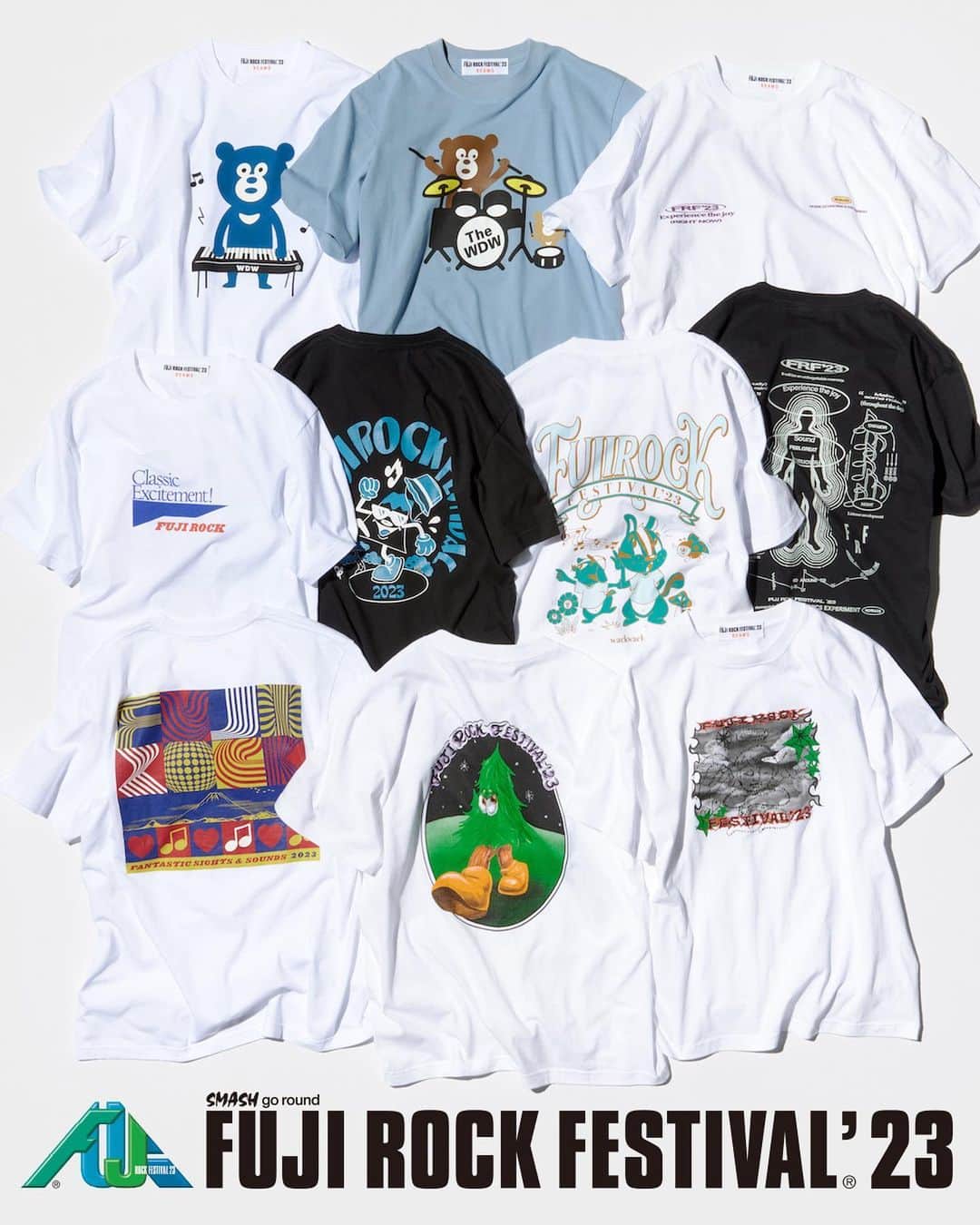 のインスタグラム：「… 『FUJI ROCK FESTIVAL'23 × BEAMS 』オフィシャルTシャツが今年も登場！  @fujirock_jp  夏の音楽フェスには欠かせないTシャツ。今年もさらなる盛り上がりが期待できる『FUJI ROCK FESTIVAL'23』のオフィシャルTシャツを、計5組のアーティストとタッグを組み制作しました。  BEAMSに所縁のあるアーティストや若手アーティスト５組よる個性豊かなTシャツは、会場に華を添えること間違いなし。  「超気持ちいい！FUJI ROCK」をテーマに掲げ、音楽はもちろん、環境、食事、過ごし方、楽しみ方…そのすべてを「超気持ちよく」進化させた『FUJI ROCK FESTIVAL'23』を、ぜひオフィシャルTシャツと共にお楽しみください。  詳しくはこちらから！ https://bit.ly/3Ox2YMu 🔗→@beams_official ストーリーズハイライト”News”より  先行予約販売 BEAMS公式オンラインショップ 受付期間 2023年5月22日（月）12 : 30 〜　 店頭販売 2023年6月26日（月）〜 店頭販売 〈BEAMS〉、〈BEAMS T〉、〈Ray BEAMS〉レーベル取り扱い店舗（一部地域を除く）  【FUJI ROCK FESTIVAL'23】 開催期間 2023年7月28日（金）〜 7月30日（日） 会場 新潟県湯沢町苗場スキー場 公式サイト https://www.fujirockfestival.com/  @elmselms @homeeconomicsexperiment @wackwackpress02 @ryotadaimon #fujirockfestival #fujirock #beams #フジロック #ビームス #happyoutsidebeams」