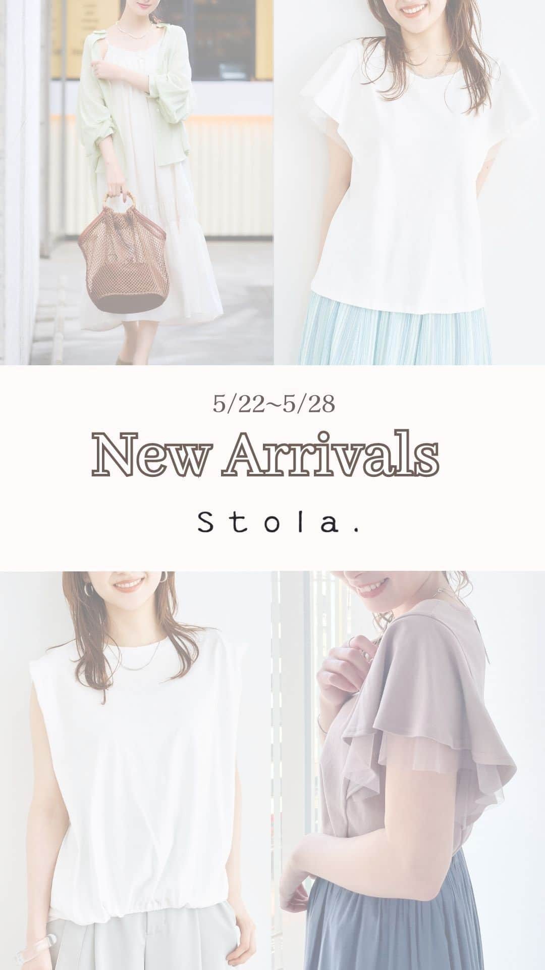 のインスタグラム：「今週入荷の新作から注目アイテムをPick up!  #Stola.#ストラ#newarrivals」