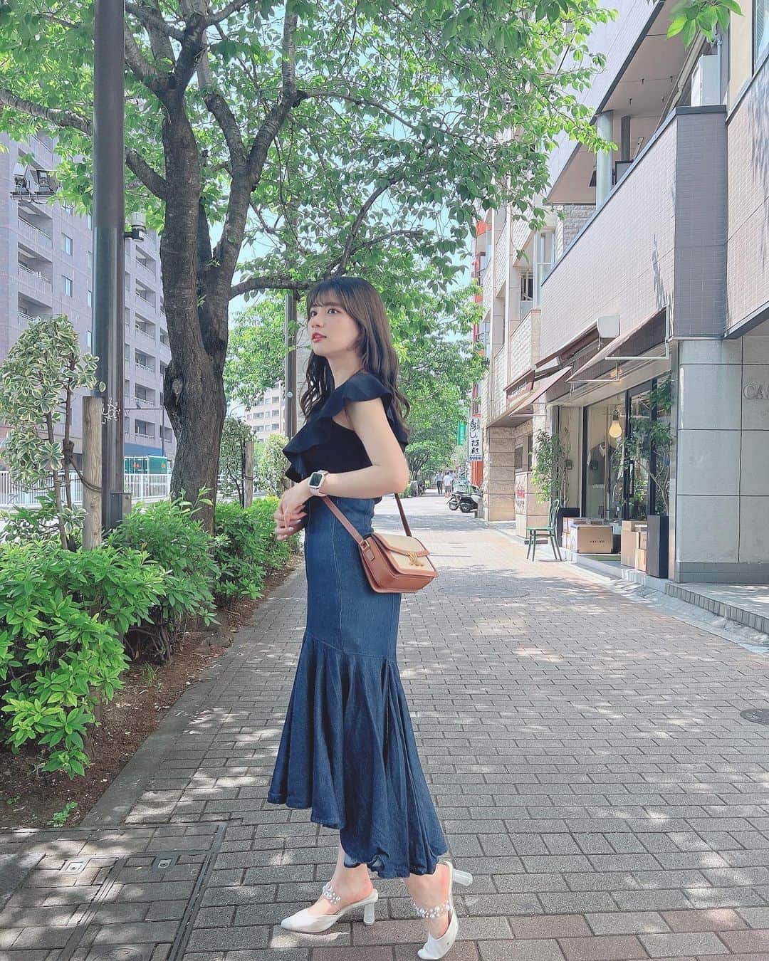 本田夕歩のインスタグラム：「もうほとんど夏の日  #ootd」